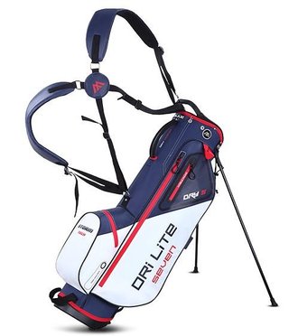 Big Max Dri Lite Seven G stand bag, biało/granatowo/czerwony
