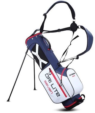 Big Max Dri Lite Seven G stand bag, biało/granatowo/czerwony