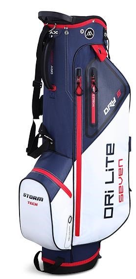 Big Max Dri Lite Seven G stand bag, biało/granatowo/czerwony