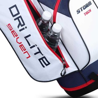 Big Max Dri Lite Seven G stand bag, biało/granatowo/czerwony