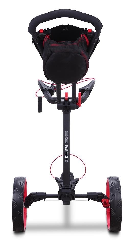 Big Max Blade Trio wózek golfowy, czarno/czerwony