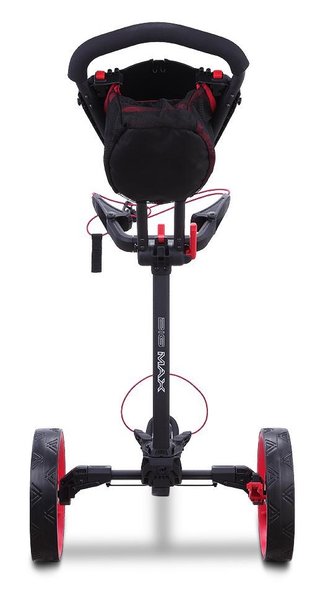 Big Max Blade Trio wózek golfowy, czarno/czerwony