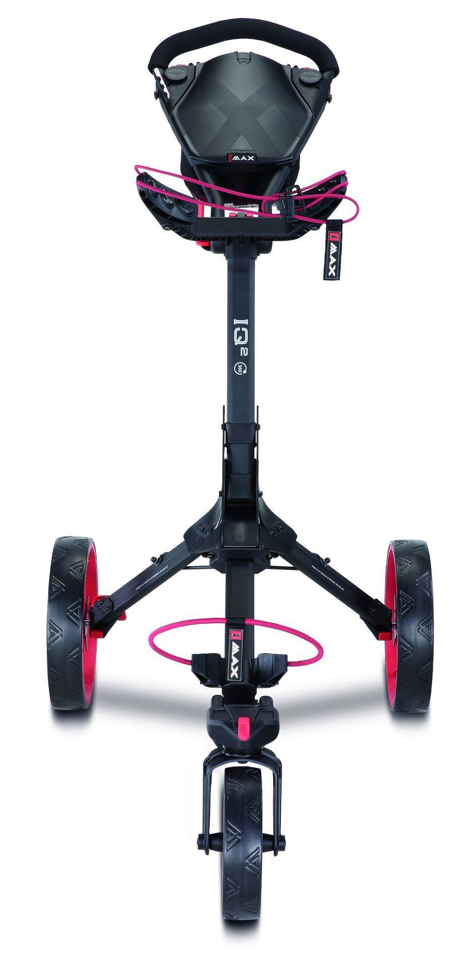 Big Max IQ2 360 wózek golfowy, phantom black/red