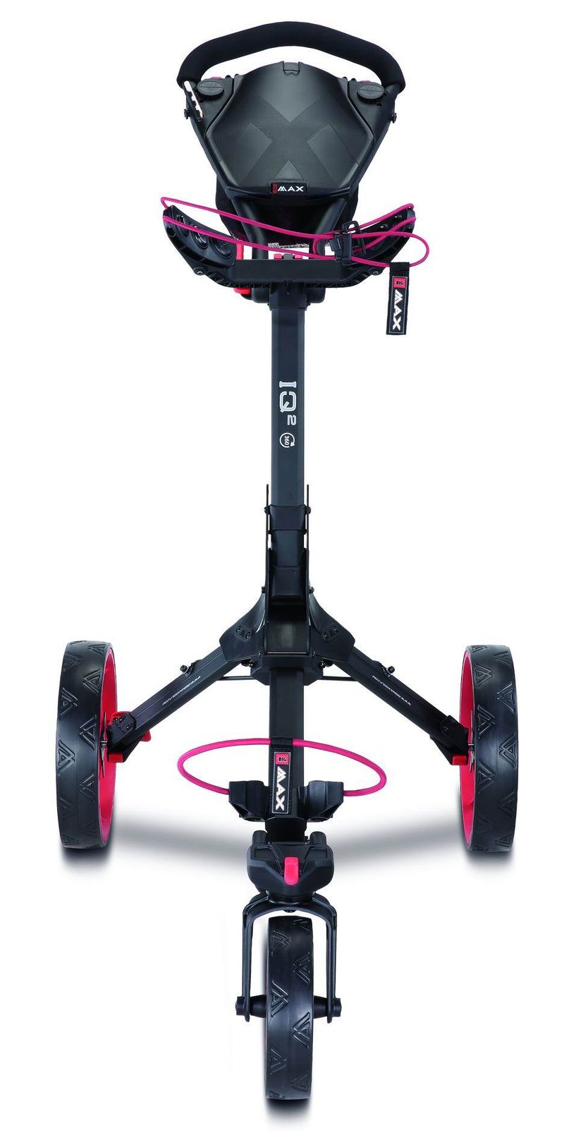 Big Max IQ2 360 wózek golfowy, phantom black/red