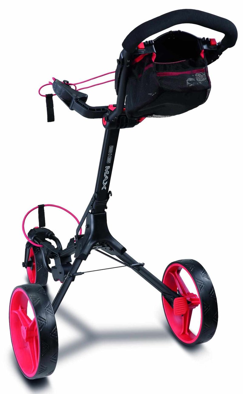 Big Max IQ2 360 wózek golfowy, phantom black/red