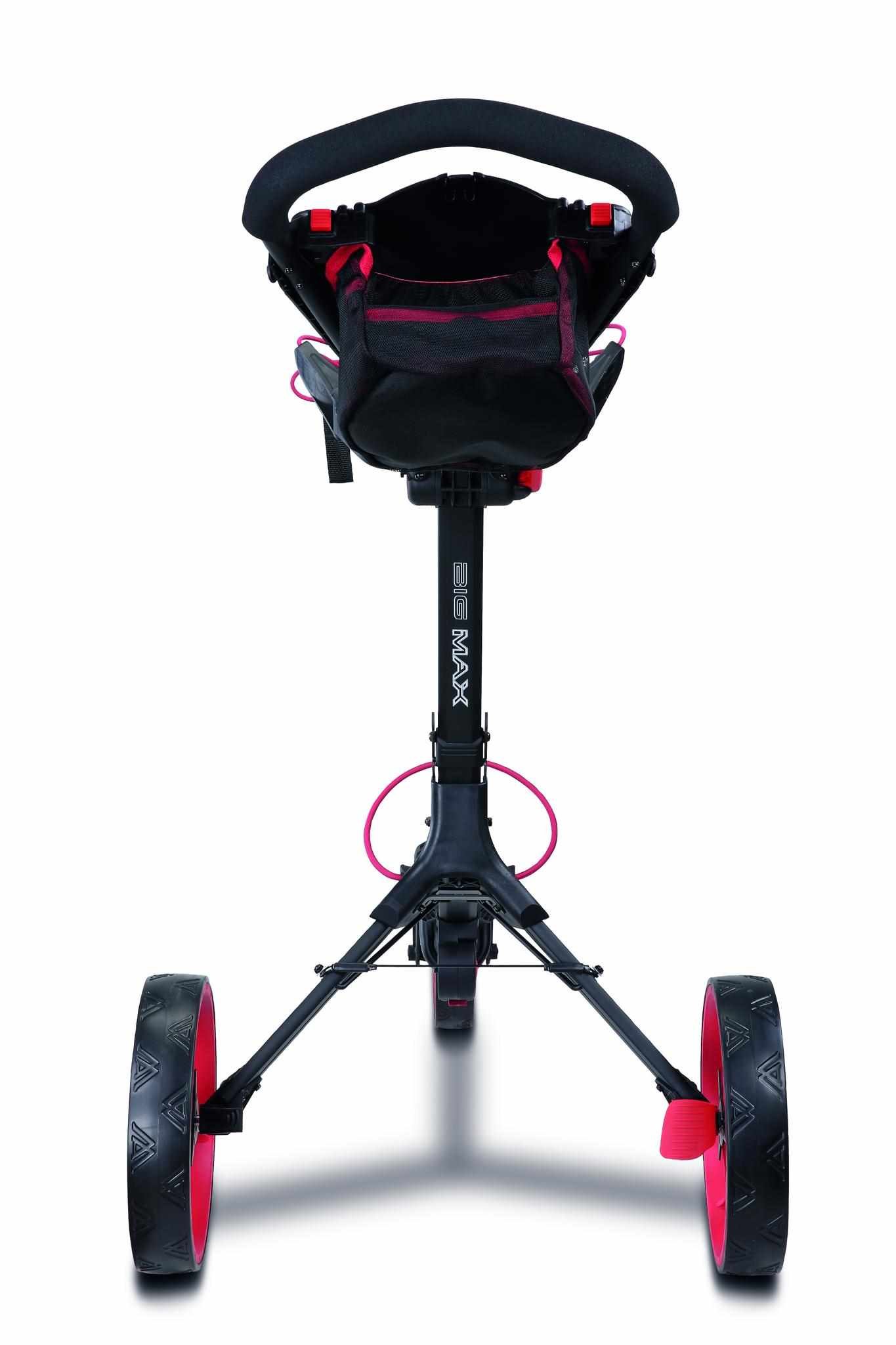 Big Max IQ2 360 wózek golfowy, phantom black/red