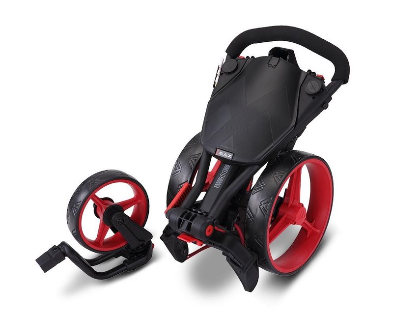 Big Max IQ2 360 wózek golfowy, phantom black/red
