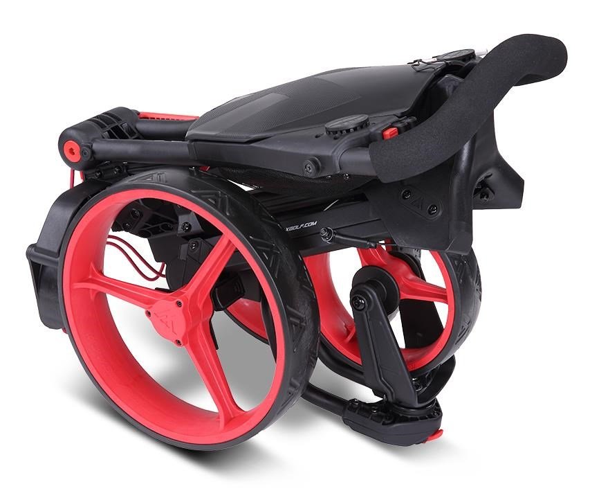 Big Max IQ2 360 wózek golfowy, phantom black/red