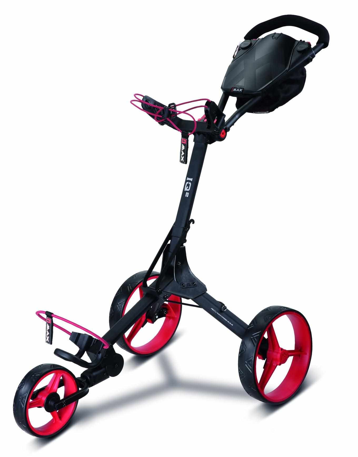 Big Max IQ2 wózek golfowy, phantom black/red
