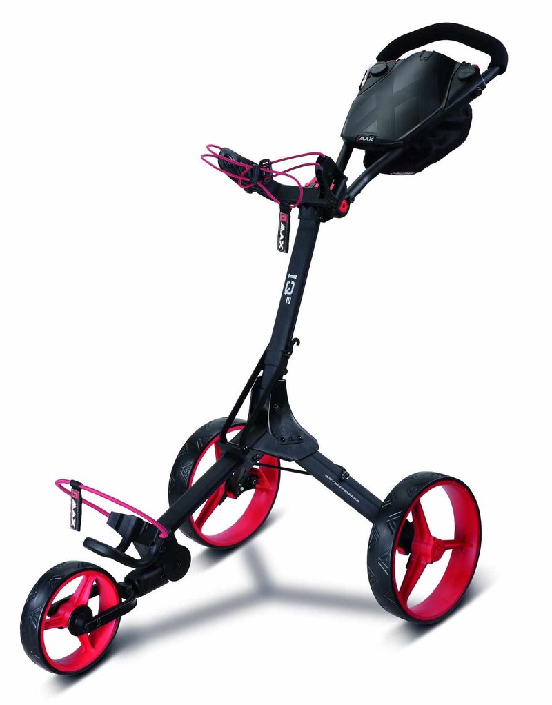 Big Max IQ2 wózek golfowy, phantom black/red