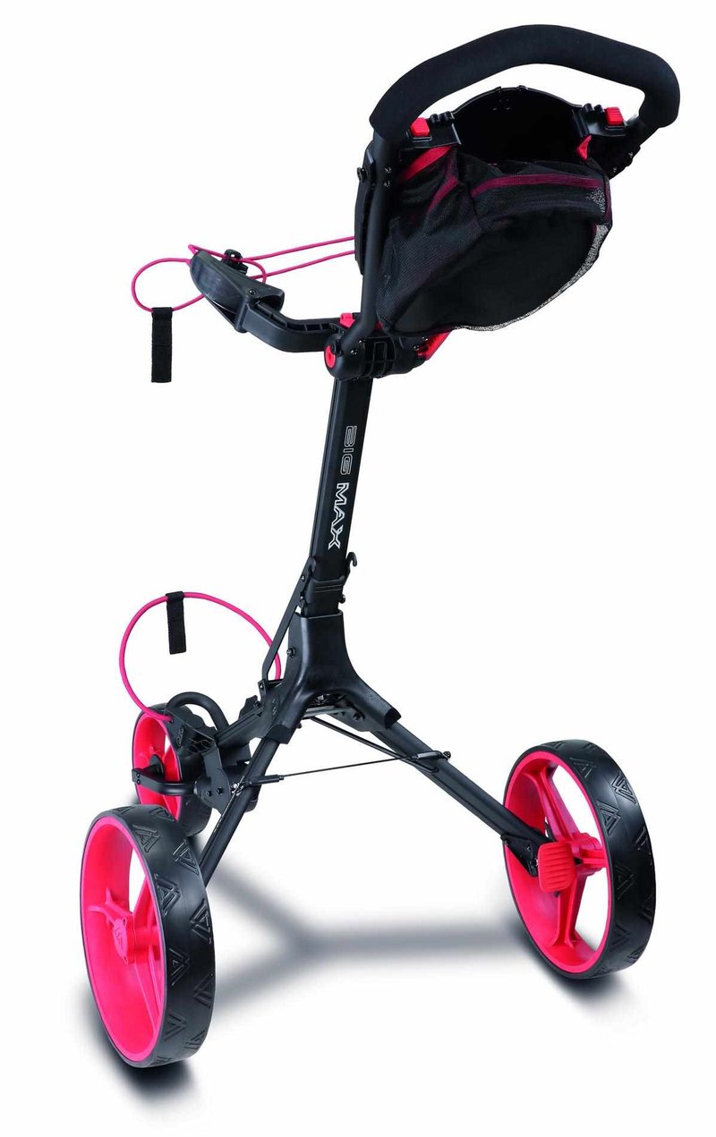 Big Max IQ2 wózek golfowy, phantom black/red