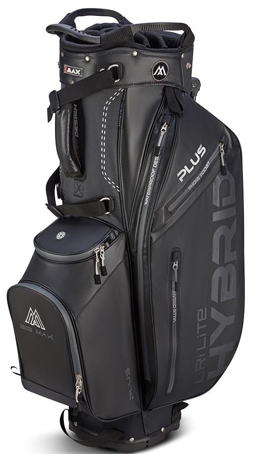 Big Max Dri Lite Hybrid Plus stand bag, czarny