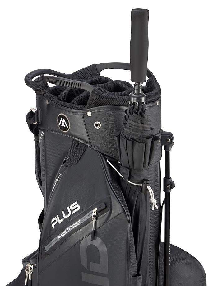 Big Max Dri Lite Hybrid Plus stand bag, czarny