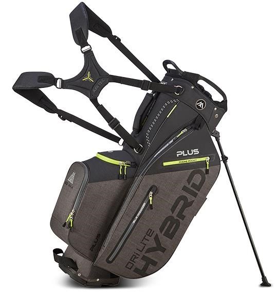 Big Max Dri Lite Hybrid Plus stand bag, czarno/szaro/limonkowy