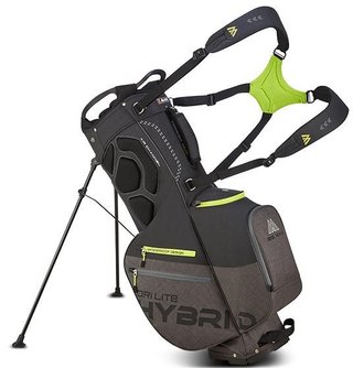 Big Max Dri Lite Hybrid Plus stand bag, czarno/szaro/limonkowy