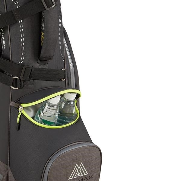Big Max Dri Lite Hybrid Plus stand bag, czarno/szaro/limonkowy