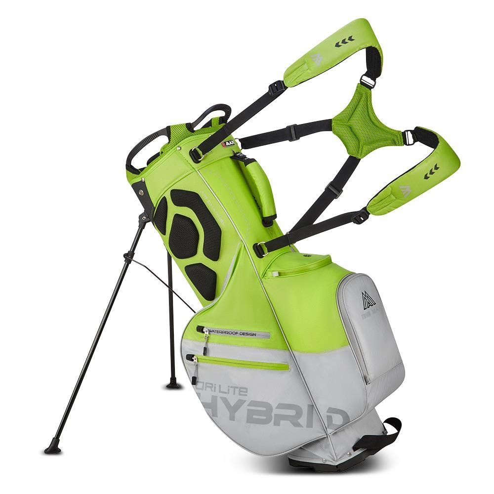 Big Max Dri Lite Hybrid Plus stand bag, srebrno/limonkowy
