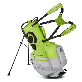 Big Max Dri Lite Hybrid Plus stand bag, srebrno/limonkowy