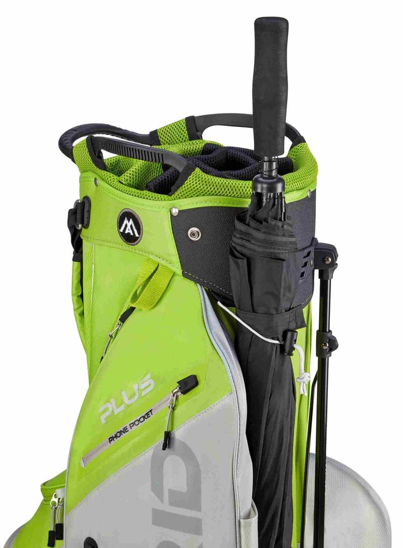Big Max Dri Lite Hybrid Plus stand bag, srebrno/limonkowy