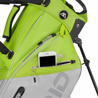 Big Max Dri Lite Hybrid Plus stand bag, srebrno/limonkowy