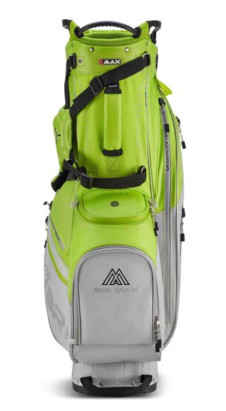 Big Max Dri Lite Hybrid Plus stand bag, srebrno/limonkowy