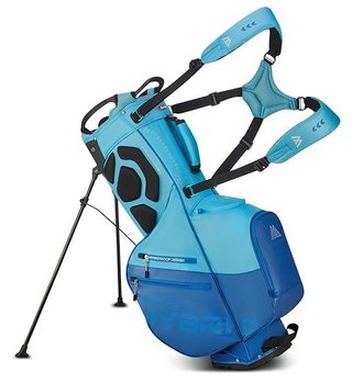Big Max Dri Lite Hybrid Plus stand bag, royal/sky blue