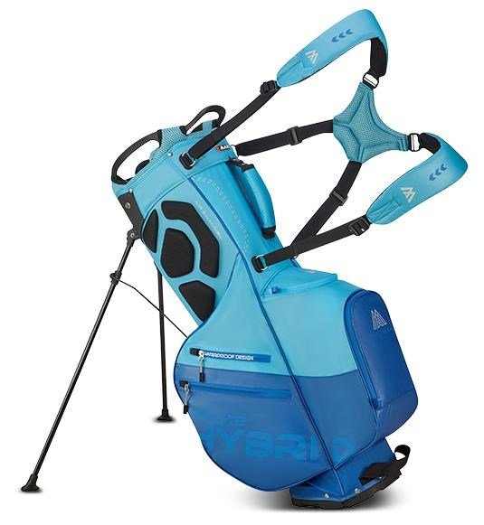 Big Max Dri Lite Hybrid Plus stand bag, royal/sky blue