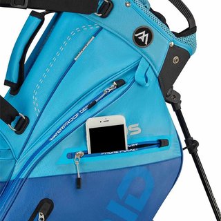 Big Max Dri Lite Hybrid Plus stand bag, royal/sky blue