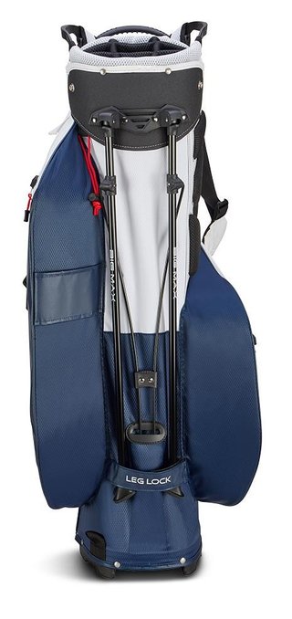 Big Max Dri Lite Hybrid Plus stand bag, biało/granatowo/czerwony