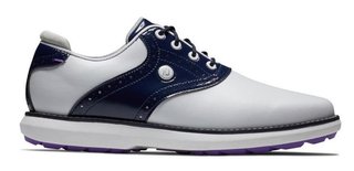 FootJoy Traditions damskie buty golfowe, biało/granatowe