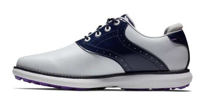 FootJoy Traditions damskie buty golfowe, biało/granatowe