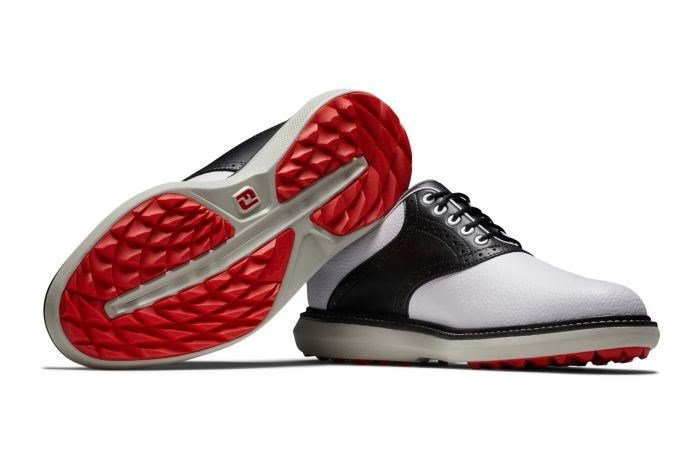 FootJoy Traditions męskie buty golfowe, biało/czarne