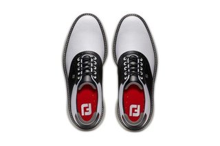 FootJoy Traditions męskie buty golfowe, biało/czarne