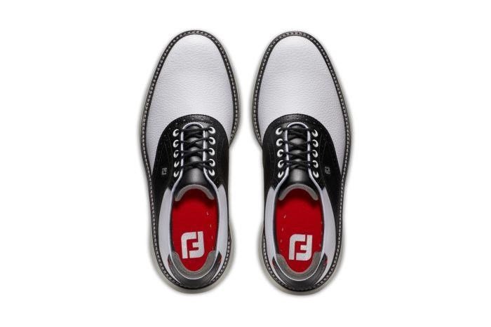 FootJoy Traditions męskie buty golfowe, biało/czarne