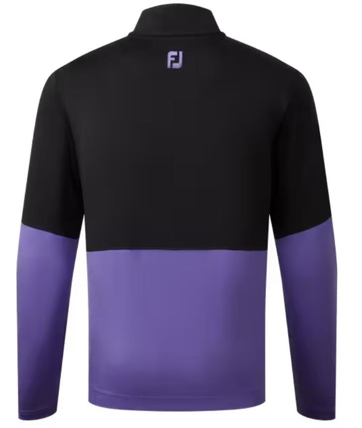 FootJoy Colour Block męska bluza, czarno/fioletowa