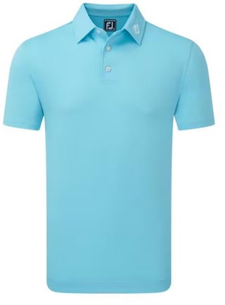 FootJoy Stretch Pique Solid Athletic Fit męskie polo, niebieskie