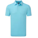 FootJoy Stretch Pique Solid Athletic Fit męskie polo, niebieskie