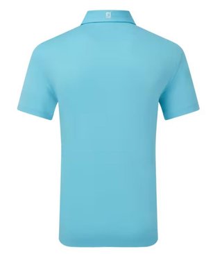FootJoy Stretch Pique Solid Athletic Fit męskie polo, niebieskie