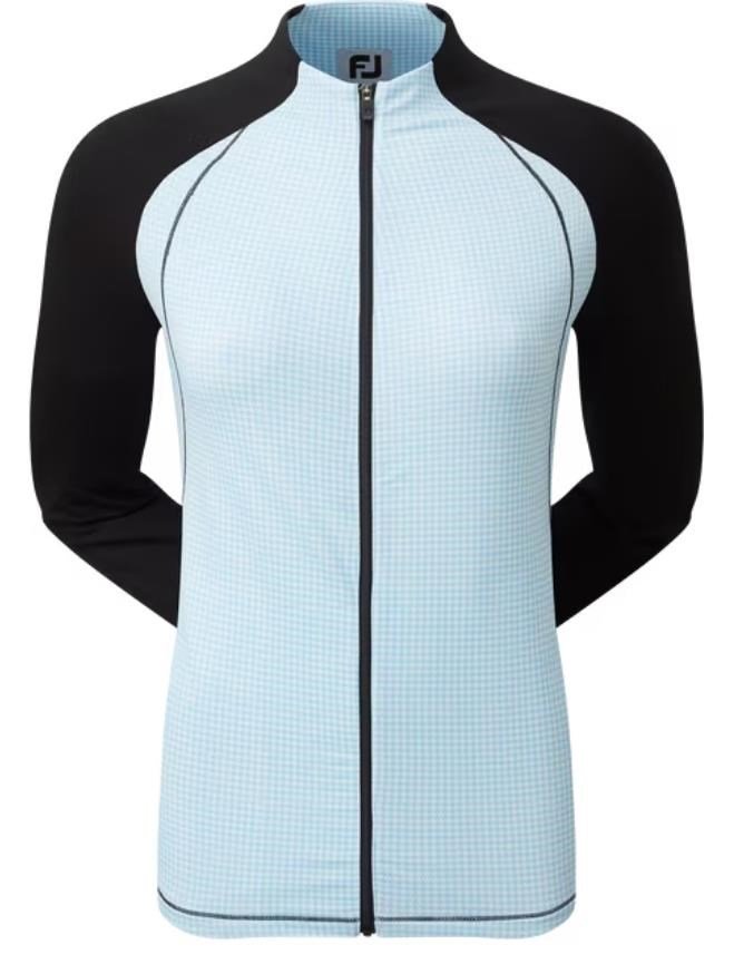 FootJoy Houndstooth Printed damska bluza, niebieska