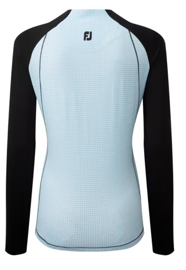 FootJoy Houndstooth Printed damska bluza, niebieska