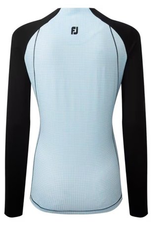 FootJoy Houndstooth Printed damska bluza, niebieska