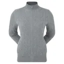 FootJoy Full-Zip Lined damski sweter, szary