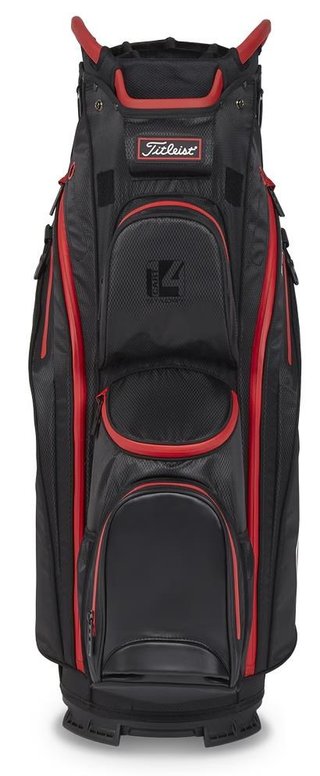 Titleist 14 StaDry cart bag, czarny/czarny/czerwony