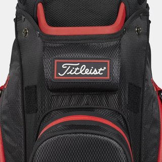 Titleist 14 StaDry cart bag, czarny/czarny/czerwony