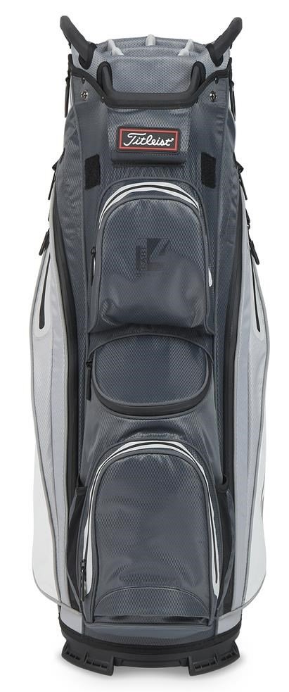 Titleist 14 StaDry cart bag, charcoal/grey/white