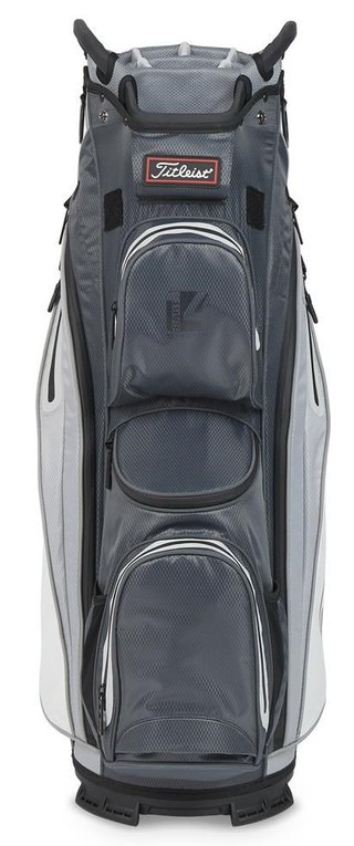 Titleist 14 StaDry cart bag, charcoal/grey/white
