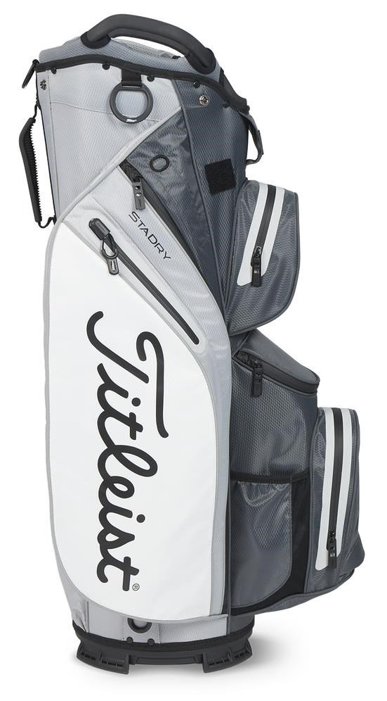 Titleist 14 StaDry cart bag, charcoal/grey/white