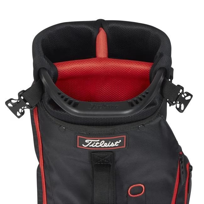 Titleist Premium carry bag pencil bag, czarny/czarny/czerwony