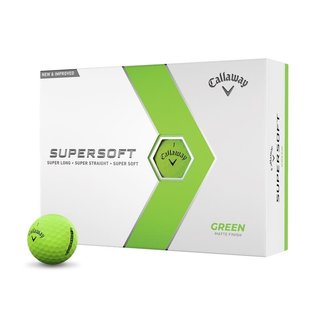 Callaway Supersoft Matte piłki golfowe, zielone