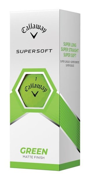 Callaway Supersoft Matte piłki golfowe, zielone